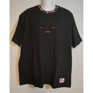 Tampa Bay Buccaneers NFL Staples Black Globe Embroidered Shirt 2XL